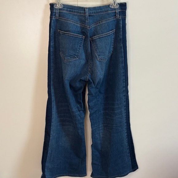 MidHaven Denim LA Classic Flare Denim Jeans with Tuxedo Stripe - Picture 8 of 13